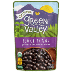 Green Valley Black Beans 15 5oz Pouch Front