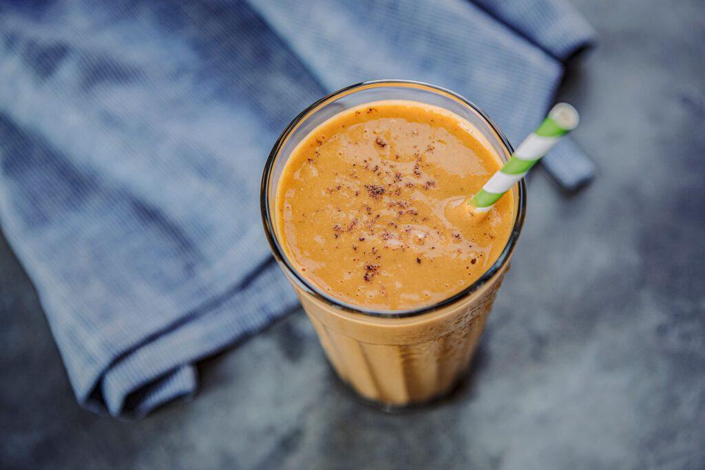 Pumpkin spice poer smoothie Cc