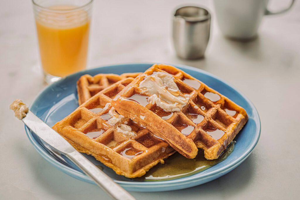 Pumpkin spice waffles 01 cc