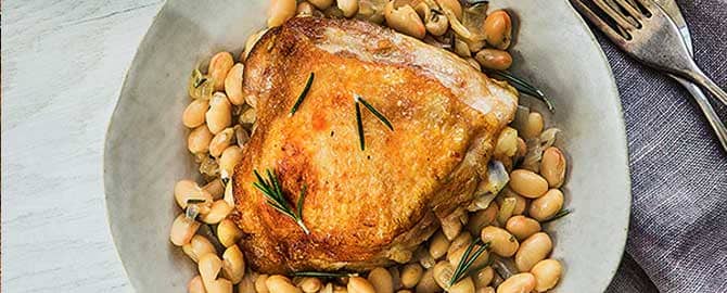 Tuscan rosemary great northern beans