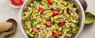 Avocado Pesto Pasta Salad