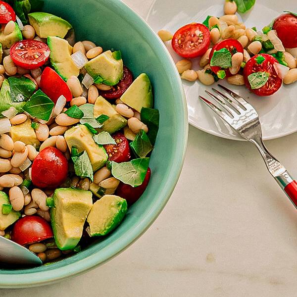 Avocado & Great Northern Bean Salad cc