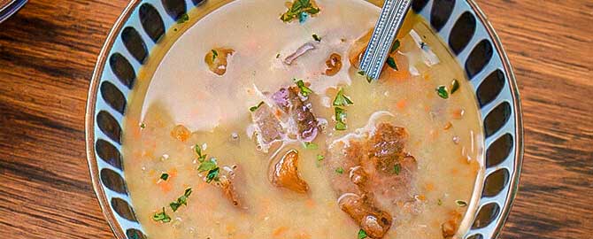 Creamy Great Northern Bean Soup with Bacon