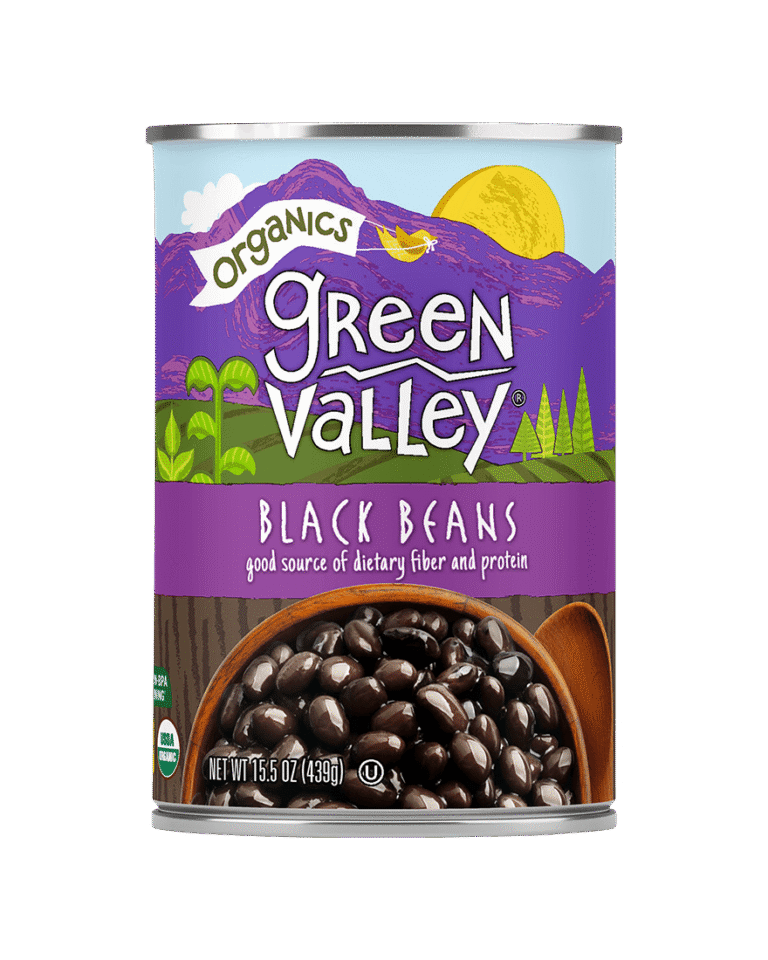 Green Valley Black Beans 15 5oz Front