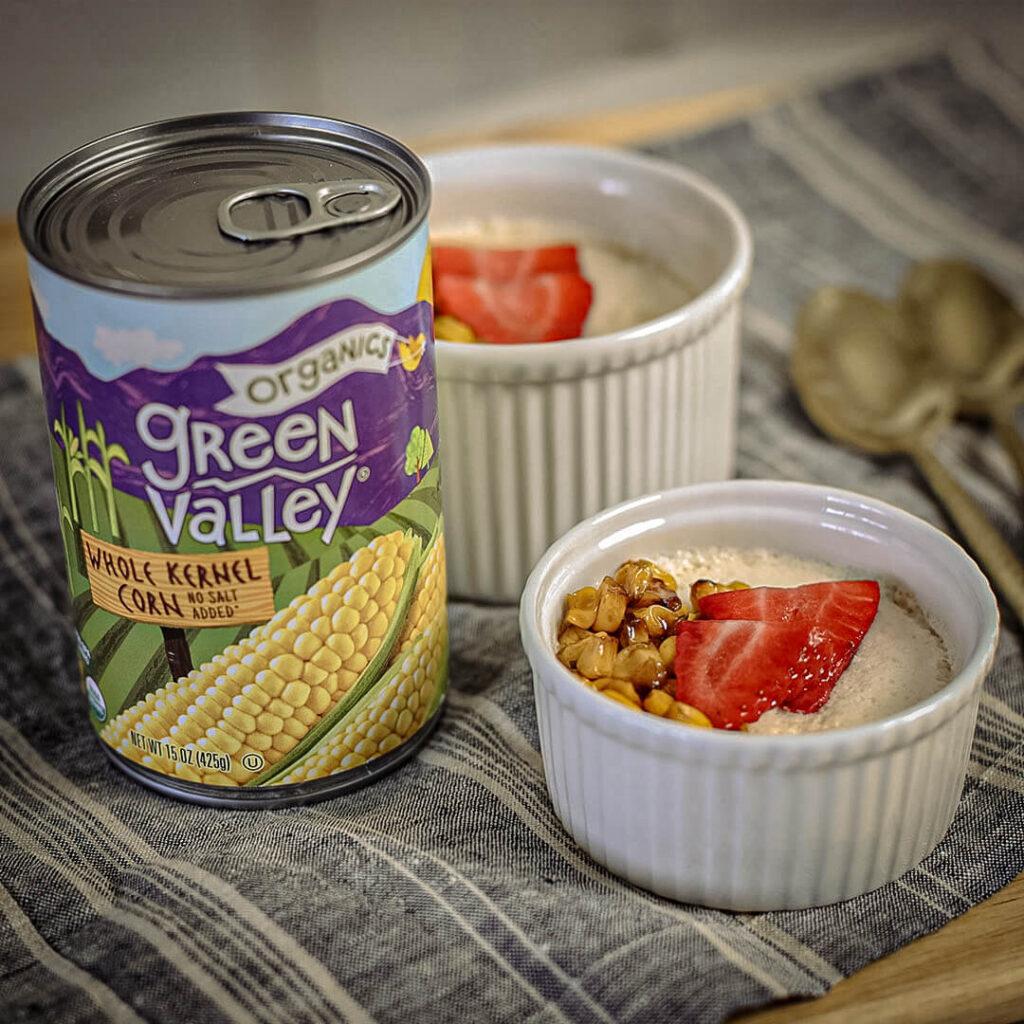 Sweet Corn Panna Cotta cc