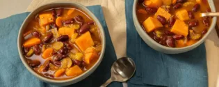 Kidney Bean and Sweet Potato Soup
