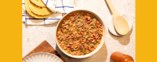 Pinto Beans with Bacon and Poblanos