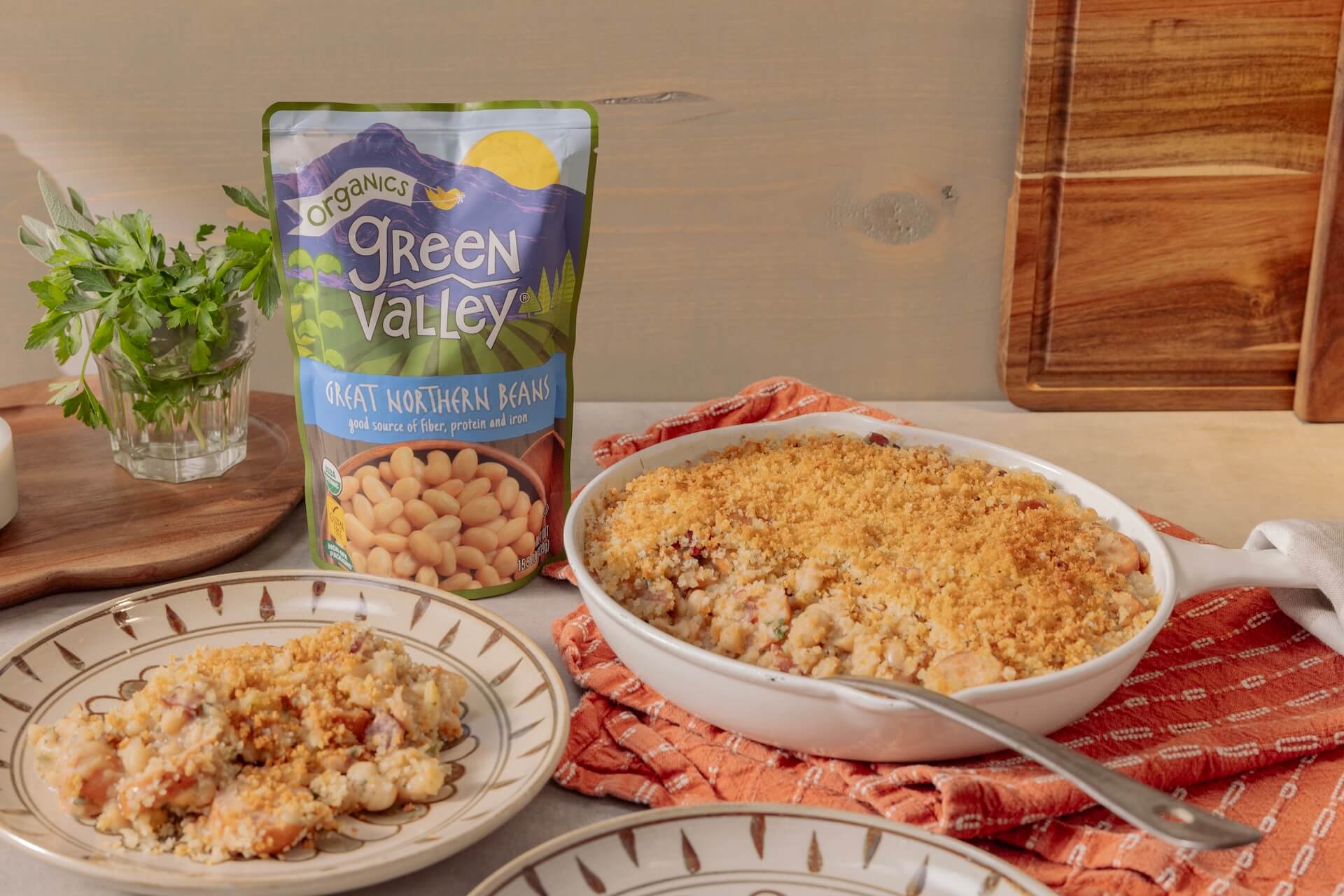 Great Northern Bean and Sausage Cassoulet