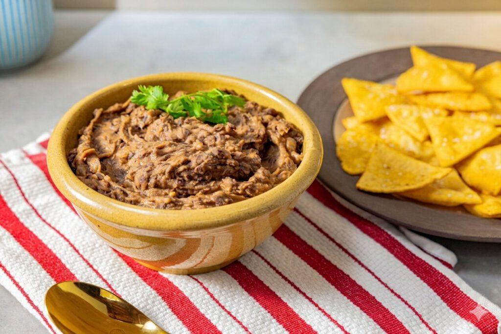 refried black beans dip recipe