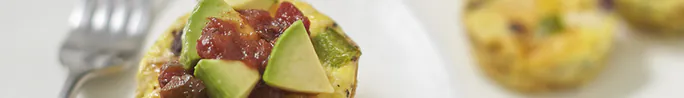 Mini Southwestern Veggie and Bean Frittatas