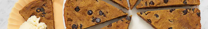 Pumpkin Garbanzo Bean Cookie Skillet