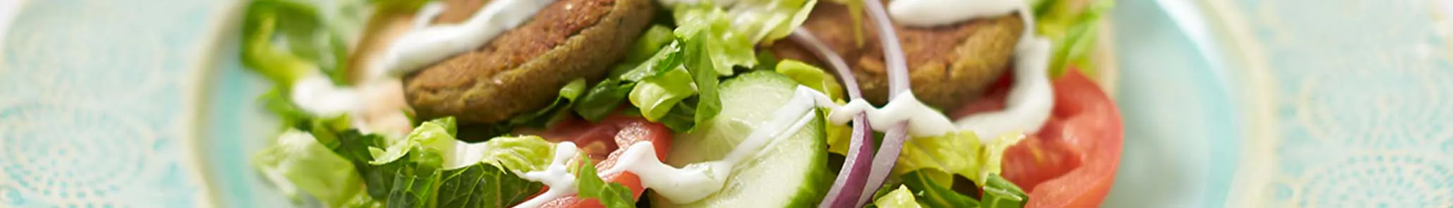 Sweet Pea & Garbanzo Bean Falafel