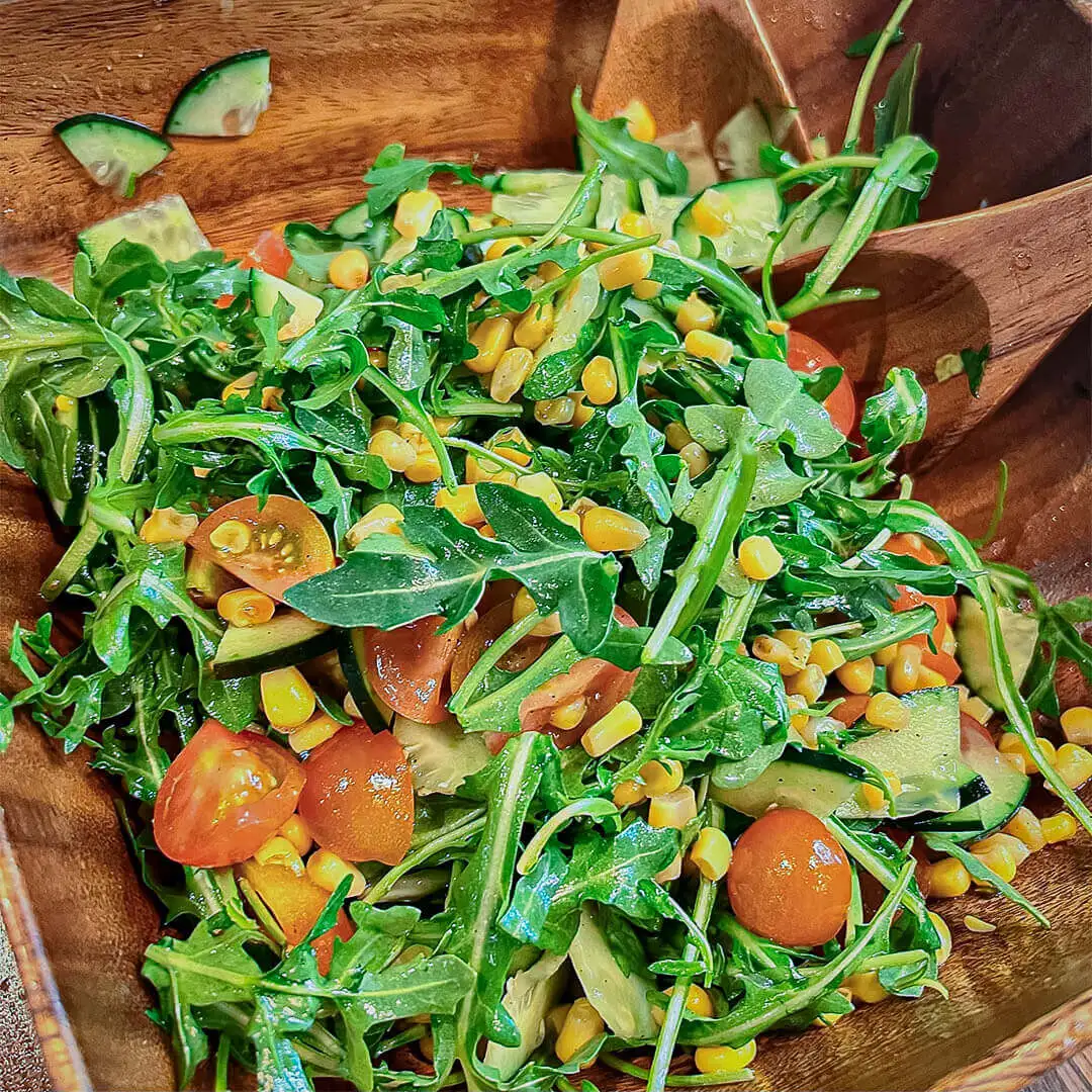 Corn and Arugula Salad
