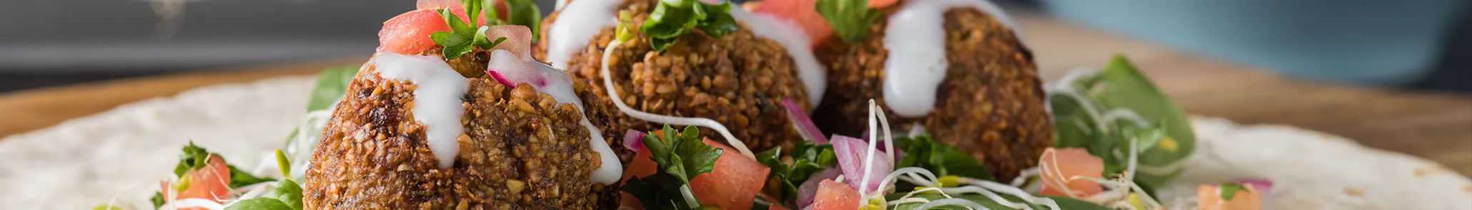 Sweet Pea and Garbanzo Bean Falafel