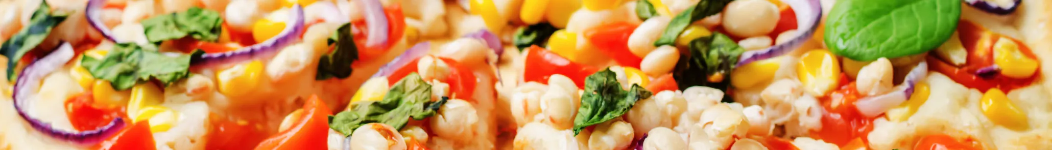 Vegan Summer Pizza with Sweet Corn, Tomatoes, and Basil