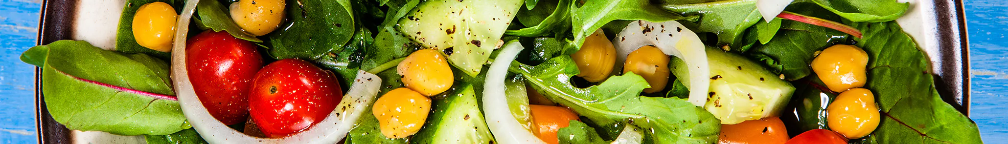 Greek Salad with Garbanzo Beans & Feta