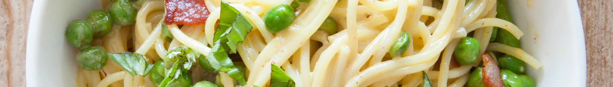 Pea & Spinach Carbonara
