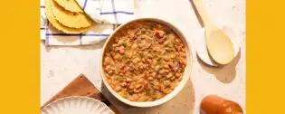 Pinto Beans with Bacon and Poblanos